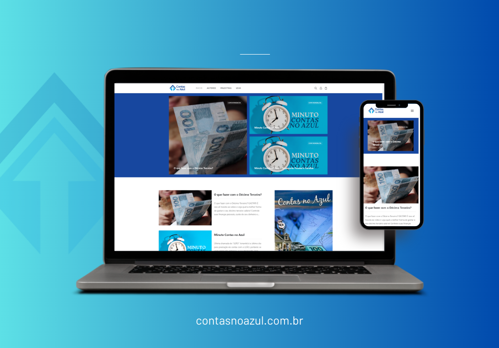 Site – Contas no Azul